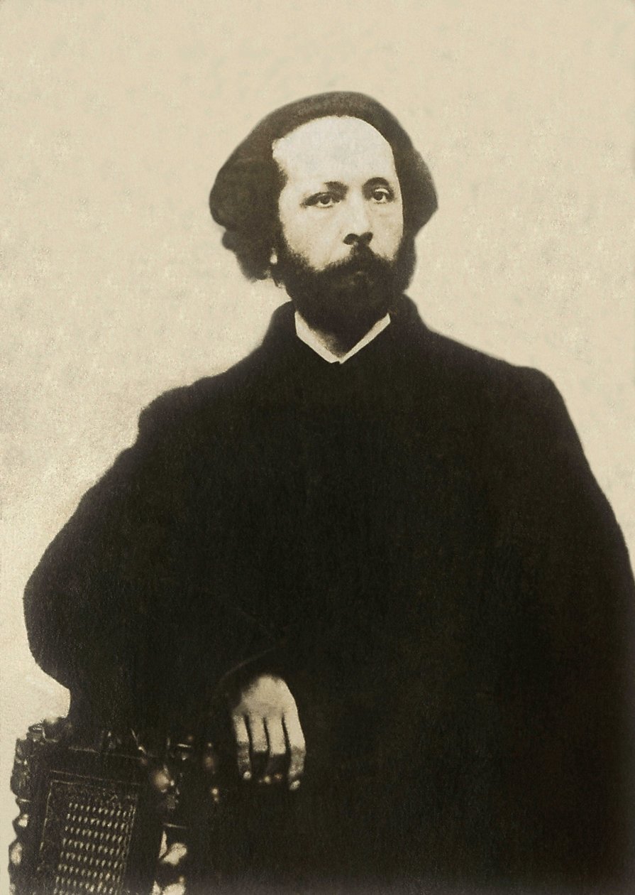 Portret van Edouard Lalo (1823-1892), Franse componist door French Photographer