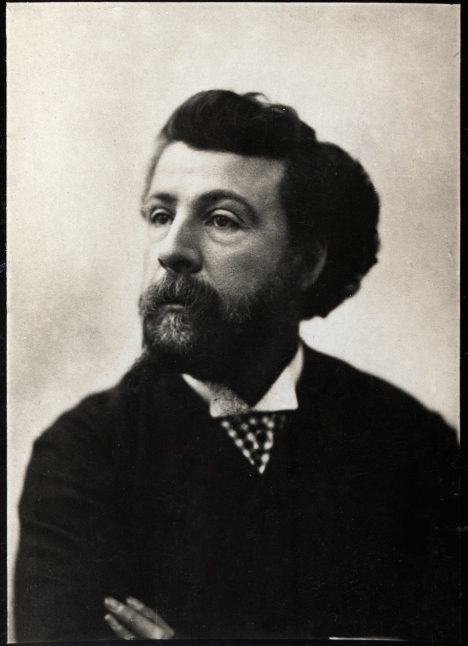 Portret van Edouard Pailleron (1834-1899), Franse dichter en toneelschrijver door French Photographer