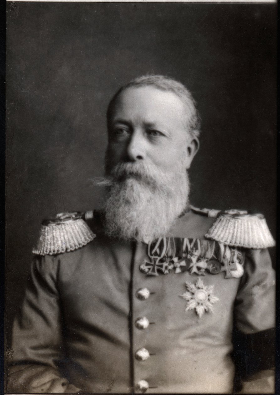 Portret van Frederik (Friedrich) I van Baden (1826-1907) door French Photographer