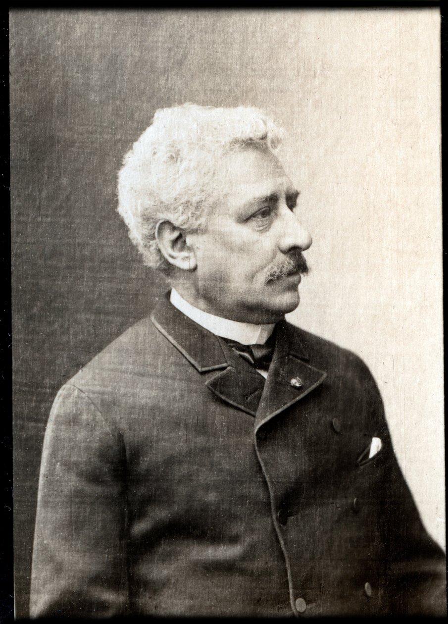 Portret van Olivier Metra (1830-1889), Franse dirigent en componist door French Photographer