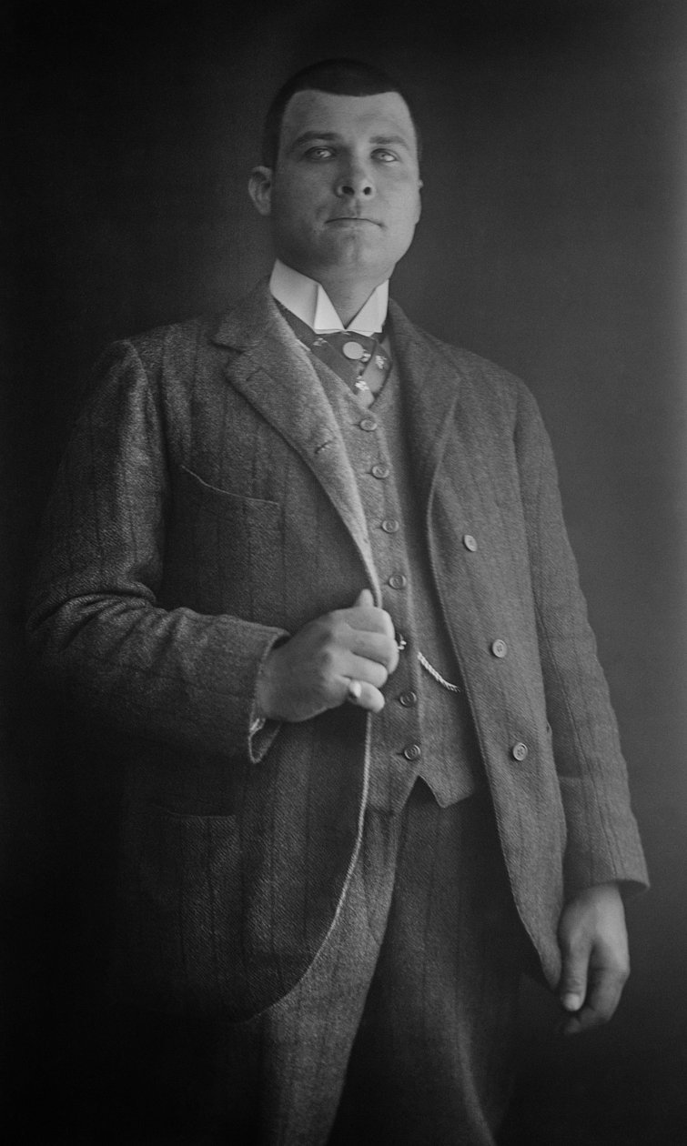 Portret van een man, regio Bourmont in Haute-Marne, circa 1880. Fotografie. Ducos Collectie. door French Photographer