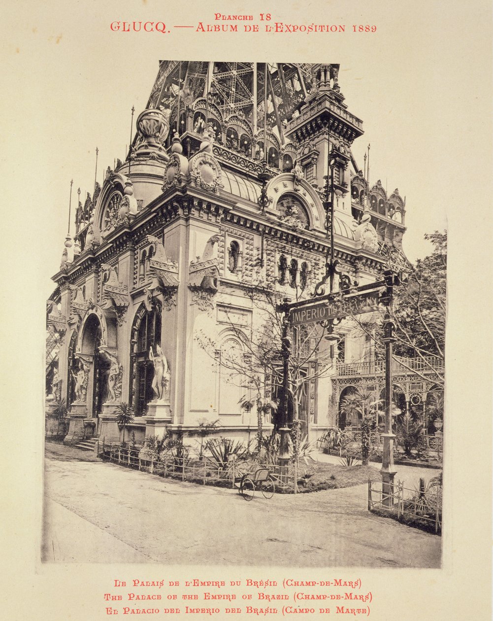Het Paleis van het Keizerrijk Brazilië (Champ-de-Mars) uit 
