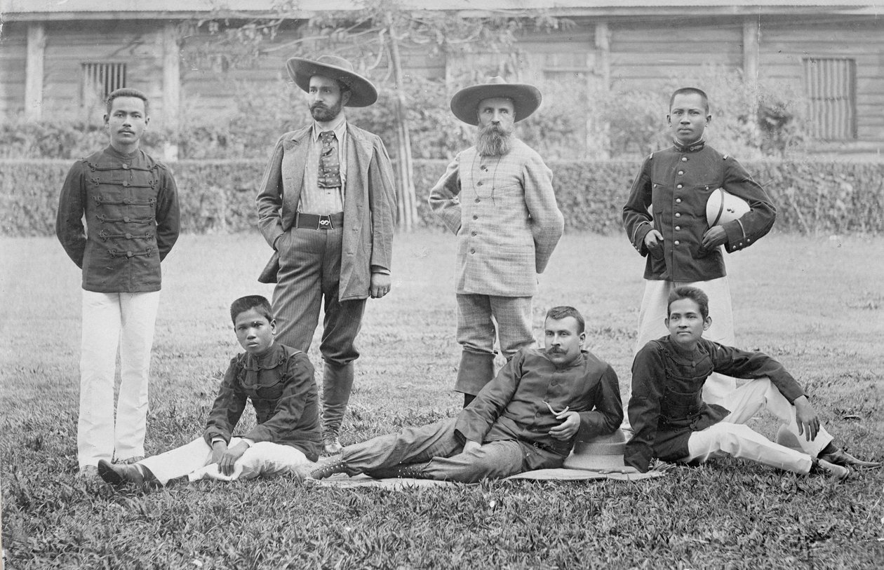 De Pavie-missie, Haut-Mekong, Indochina 1890 door French Photographer