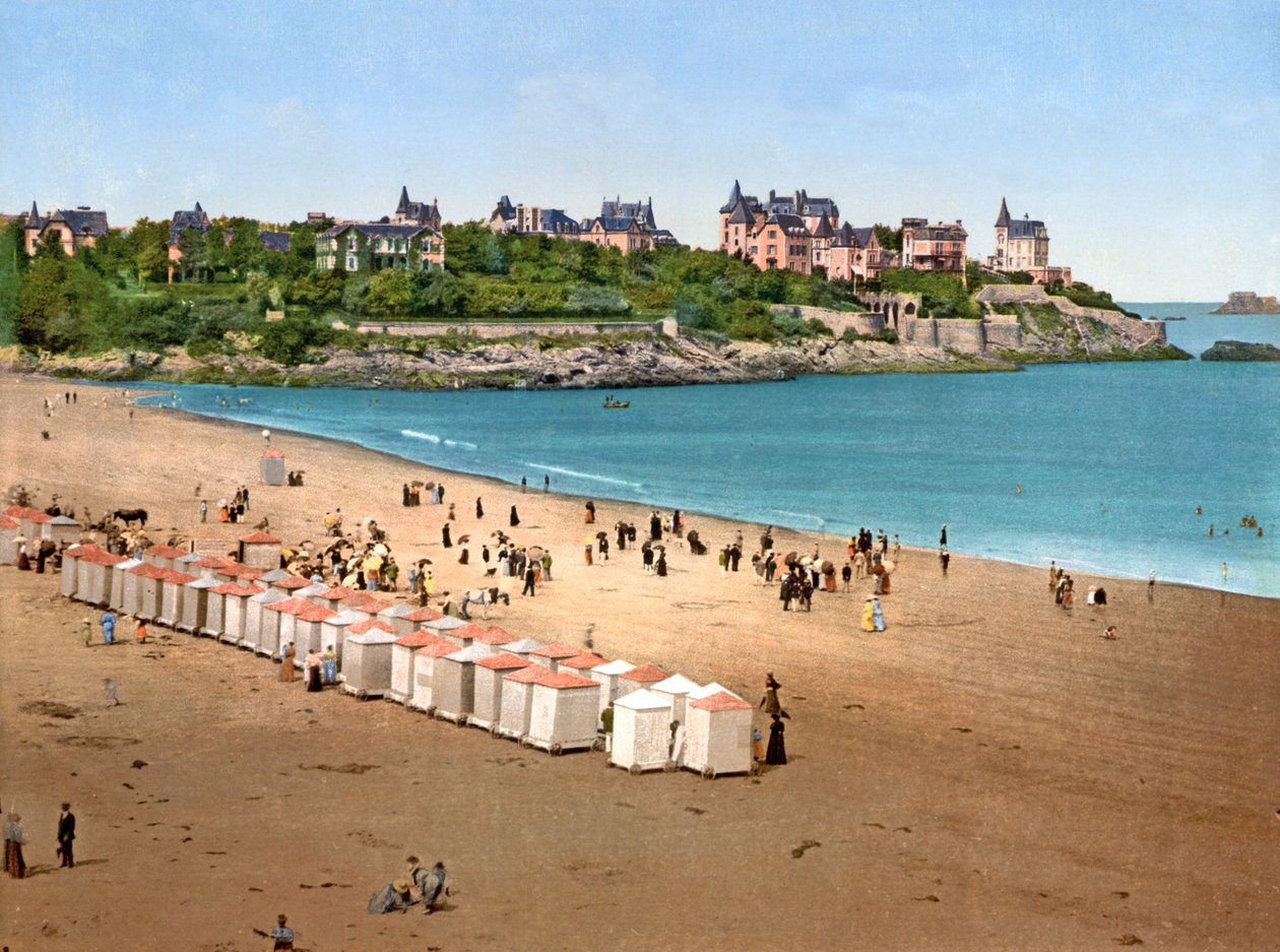 Uitzicht op Pointe de la Malouine vanaf het Plage de l