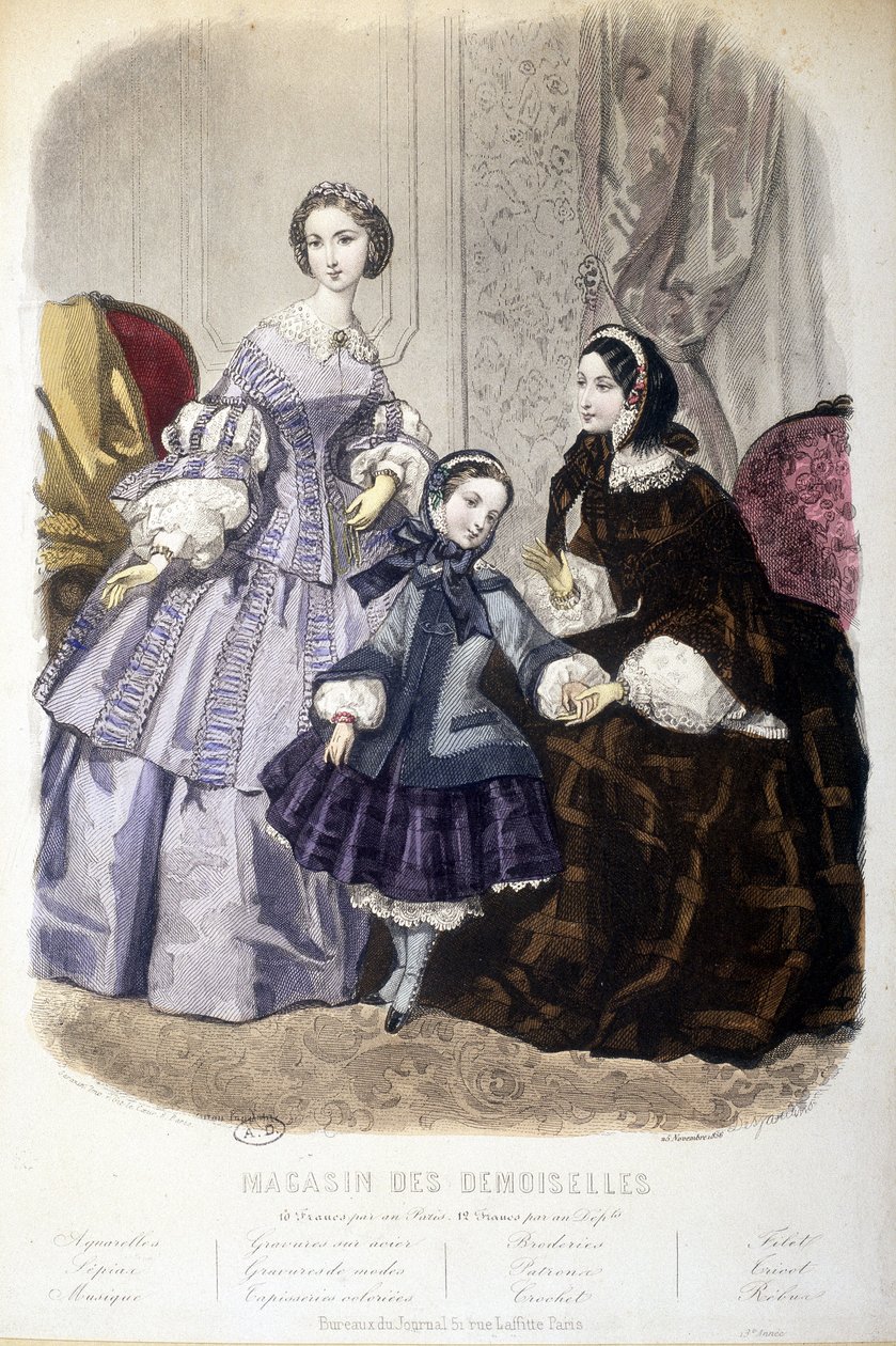 2 vrouwen en een meisje: Mode - in 