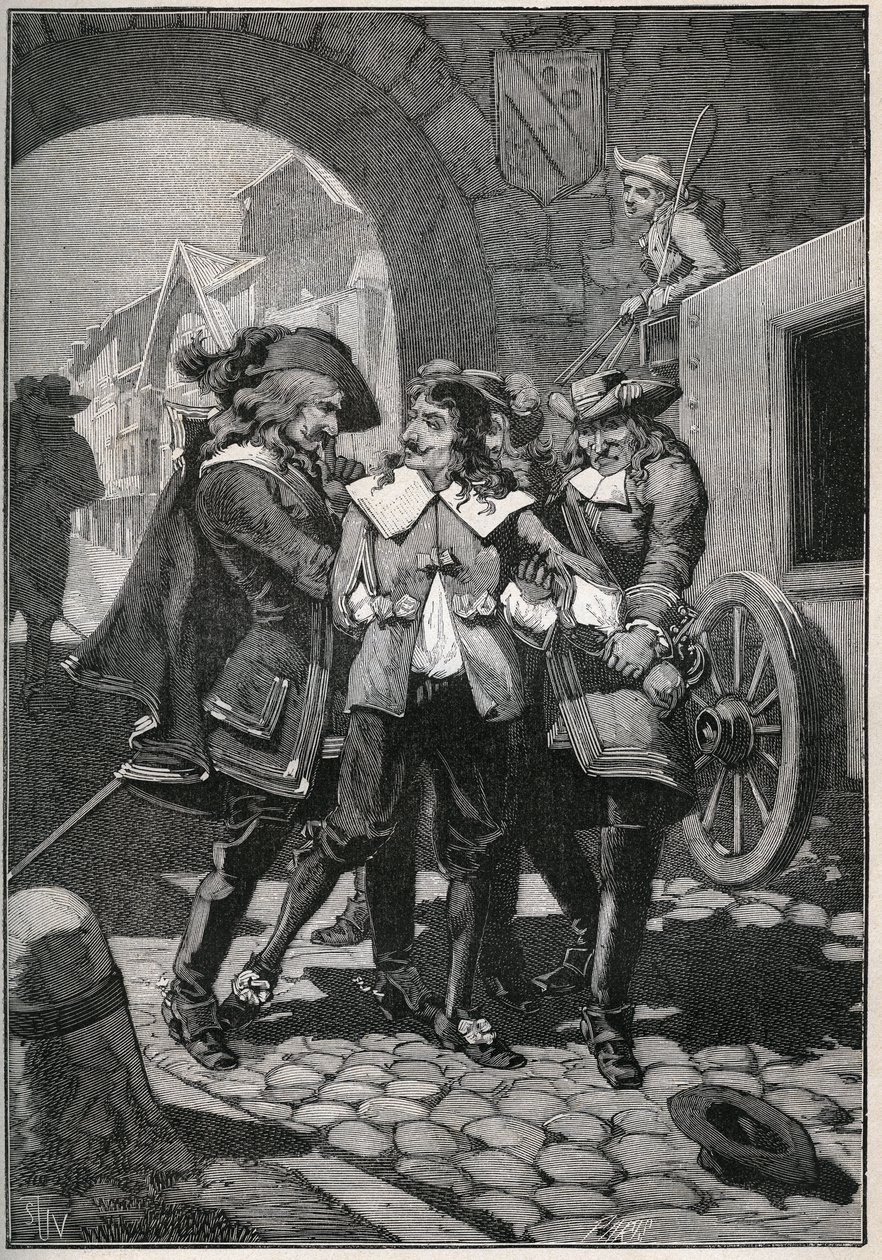 Ontvoering van Johann Friedrich Bottger (Boettger) (1591-1624) door de soldaten van Frederik-Augustus (Frederic Augustus) van Saksen, bekend als 