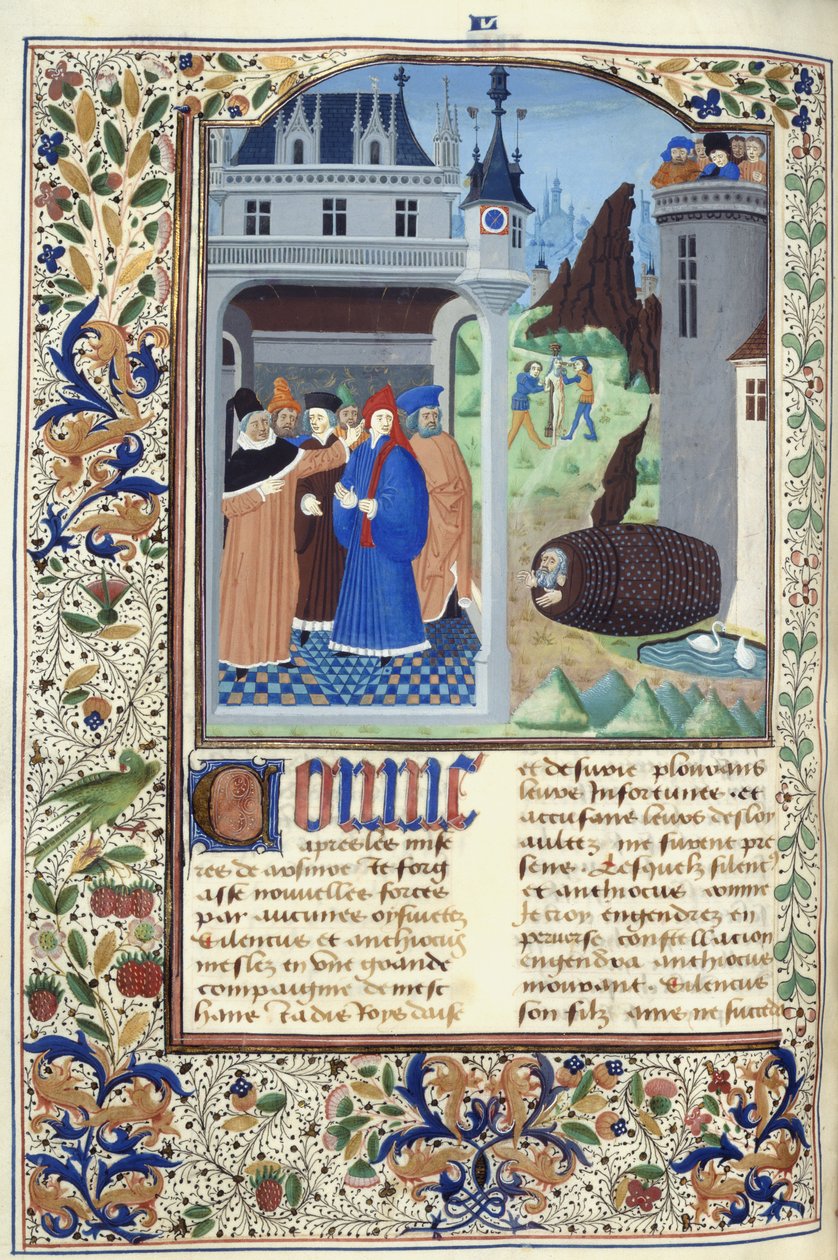 Boccaccio observeert marteling, uit 