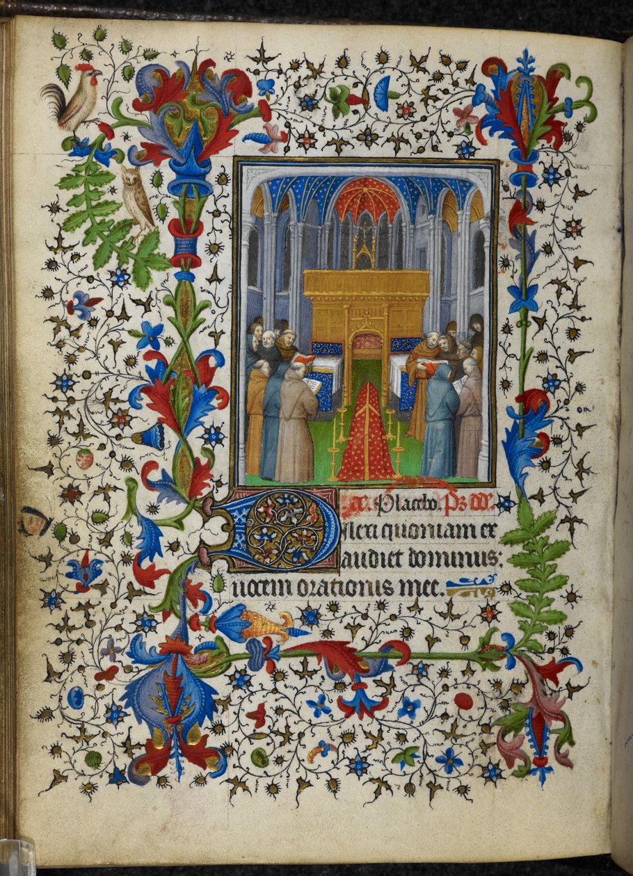 Offices van de Doden (Vespers) uit de Chevalier Hours, c.1420 door French School