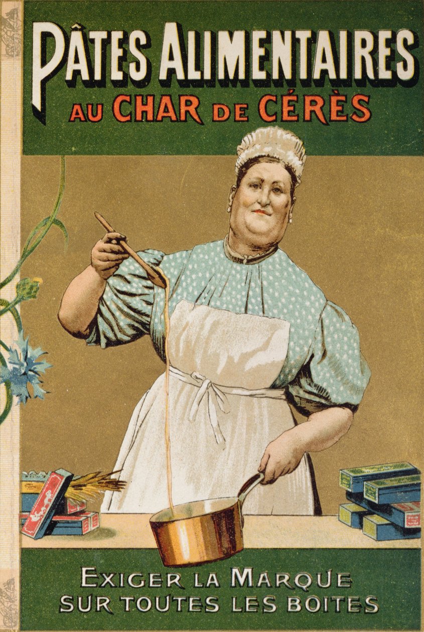 Advertentie voor Au Char de Ceres pasta, ca. 1900 door French School