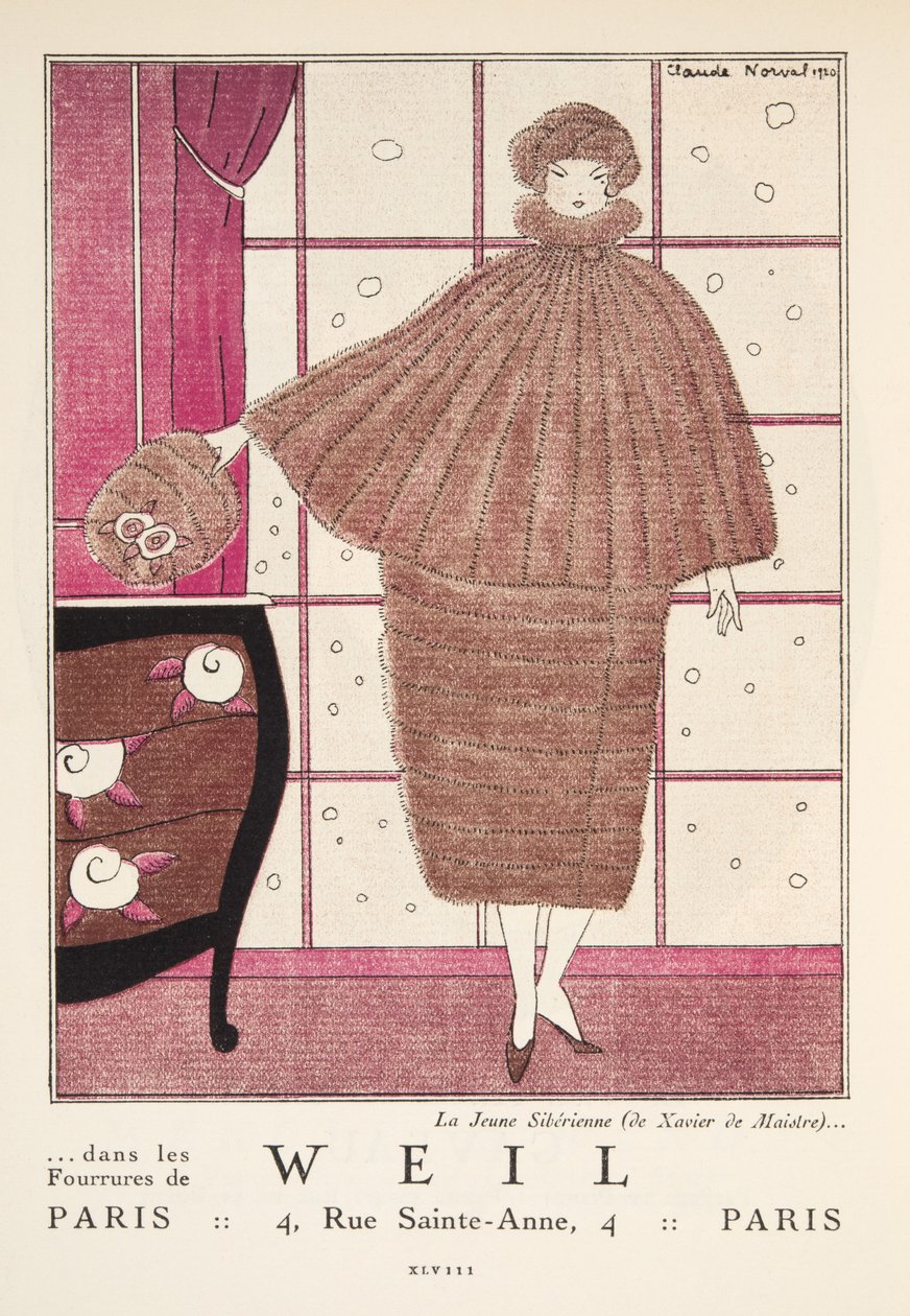 Advertentie voor "Weil", uit Gazette de Bon Ton, pub. 1920 door French School