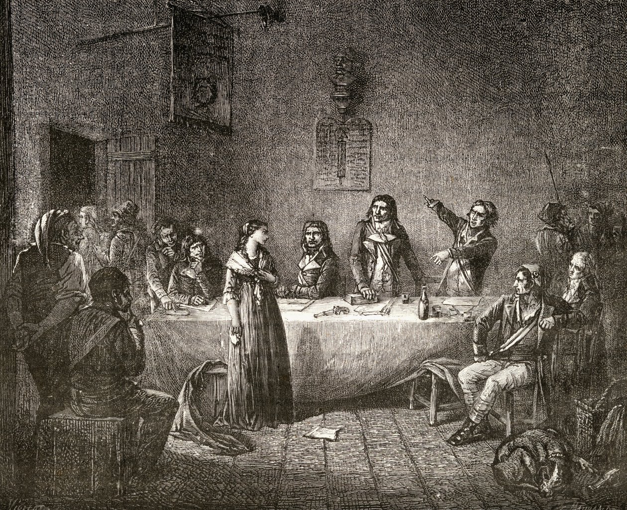 Aimee Cecile Renault voor het Revolutionaire Comité, uit 
