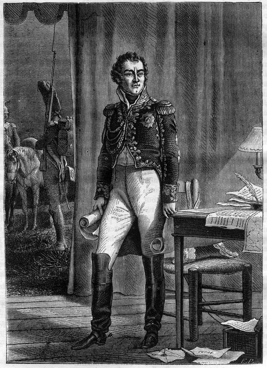 Alexandre Berthier (1753-1815), Prins van Neuchatel en Maarschalk van Frankrijk - Portret van Louis Alexandre Berthier (1753-1815), Prins van Neuchatel, Maarschalk van Frankrijk - in 