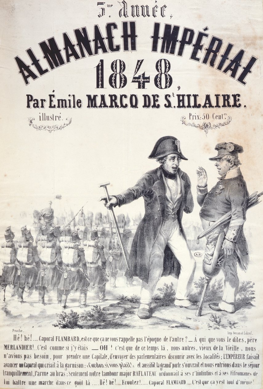 Almanach Imperial door Emile Marco de St. Hilaire, 1848 door French School