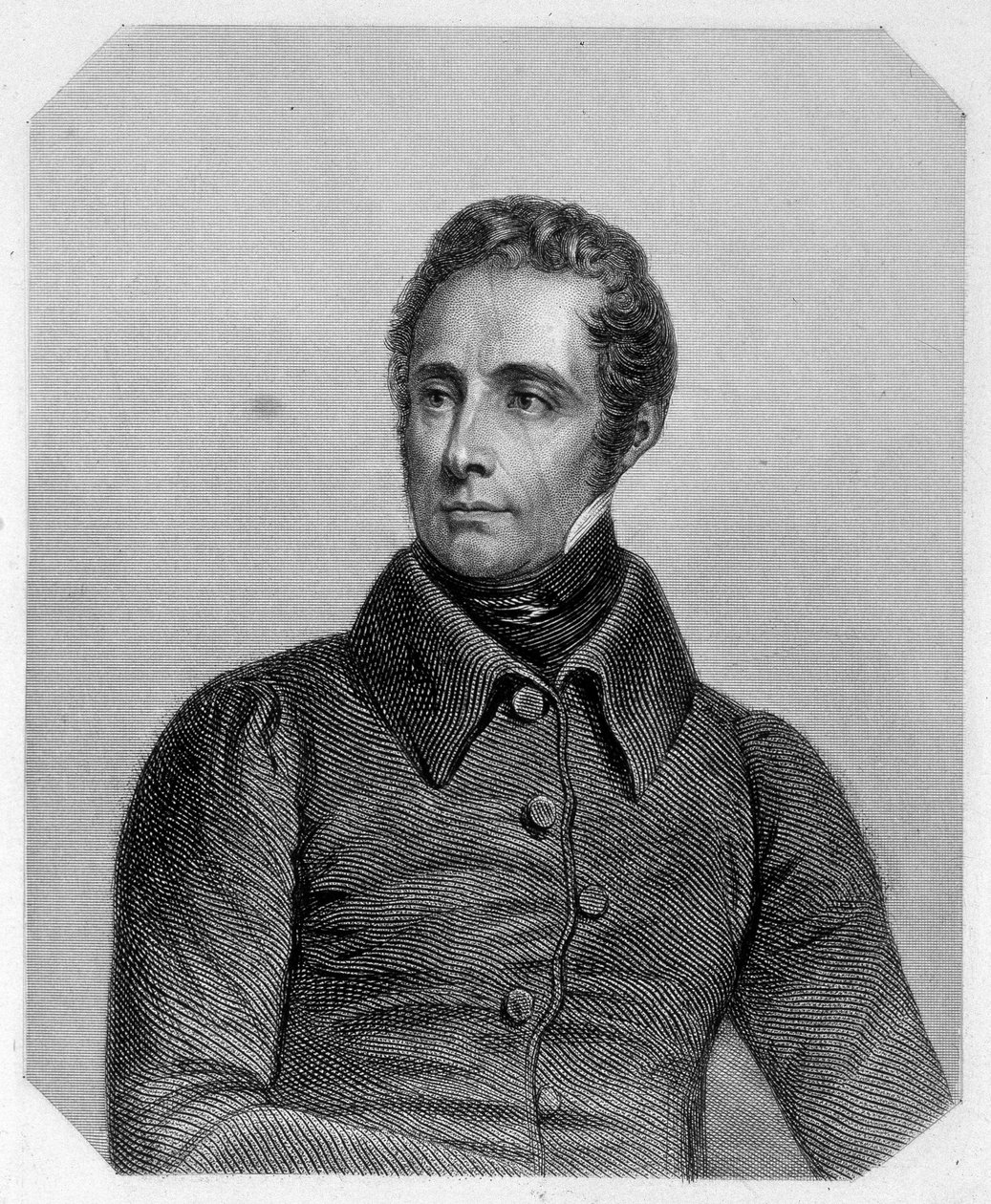 Alphonse de Lamartine, Franse dichter (1790-1869). In 