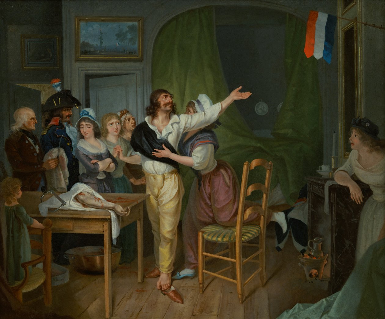 Devotie van een geamputeerde aan het vaderland door French School