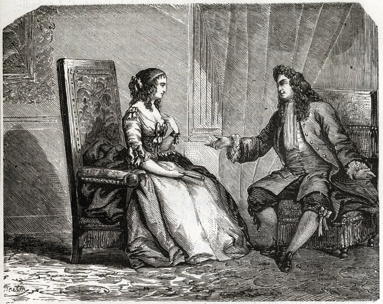 Anne Ninon van de Enclos (of Ninon de Lenclos of Ninon de Lanclos) door French School