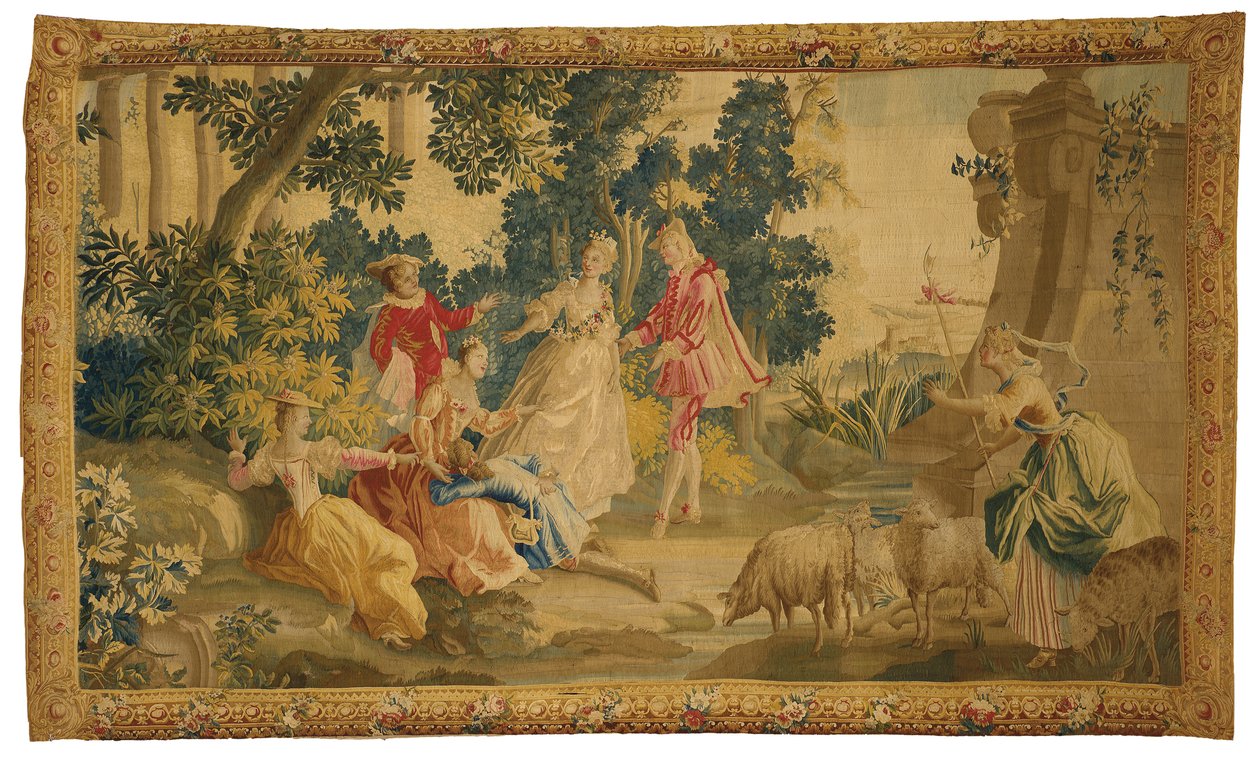 Pastorale tapijt, Aubusson door French School