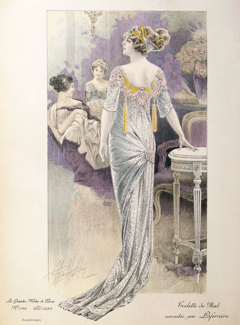 Baljurk, van Les Grandes Modes de Paris door French School