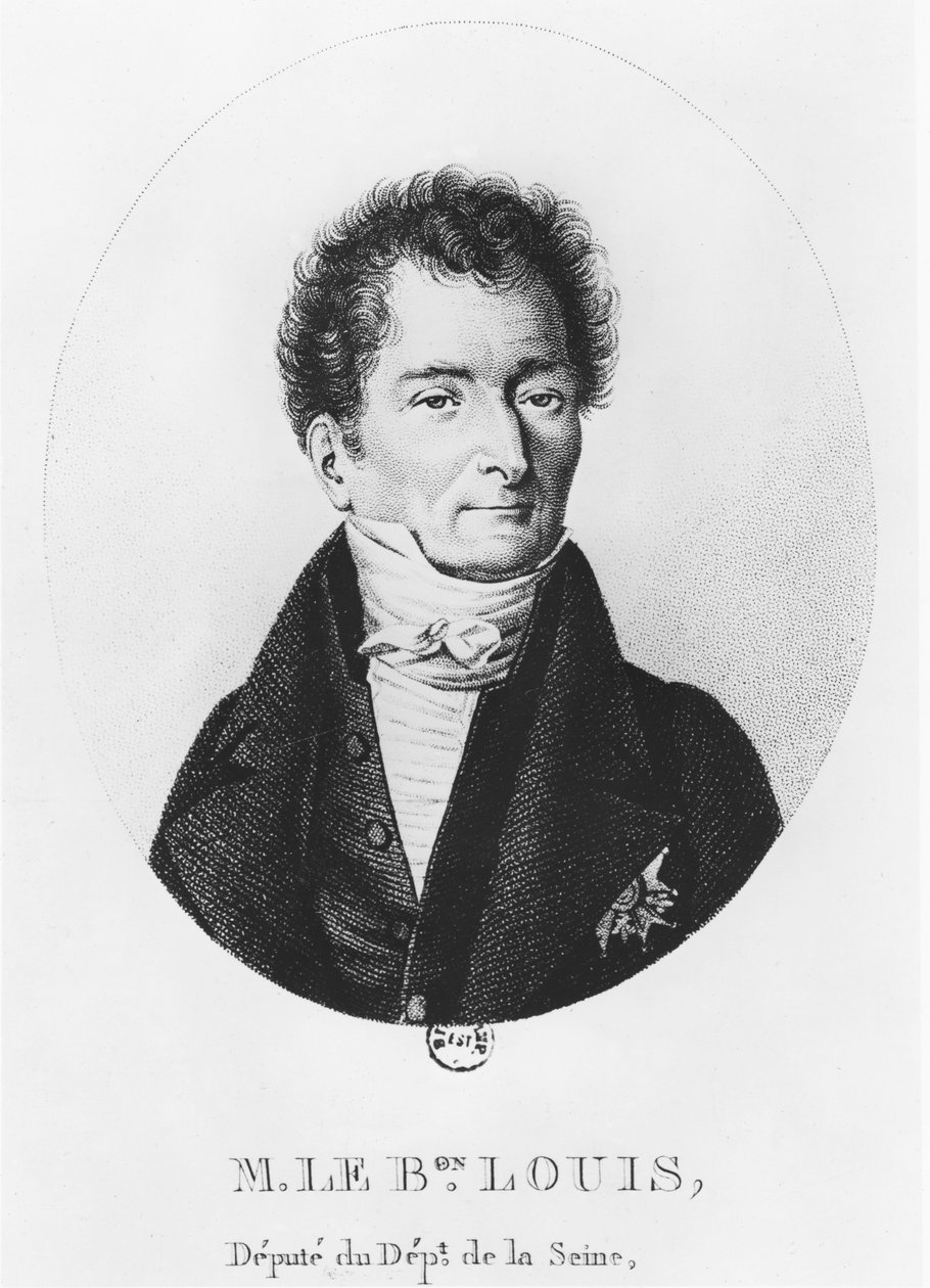 Baron Joseph Dominique Louis (gravure) door French School
