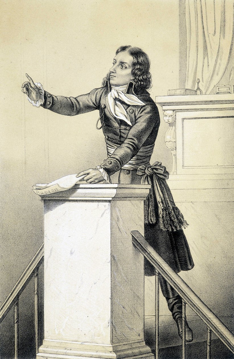 Barrère - in "Galerie historique de la Révolution française" door Albert Maurin door French School