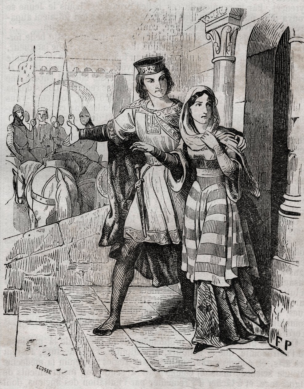 Bertrade van Montfort (1070-1117) Koningin van Frankrijk met Filips I Koning van Frankrijk - in 