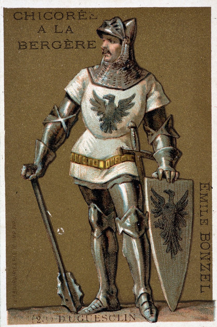 Bertrand du Guesclin (Duguesclin) (ca. 1320-1380). Constable van Frankrijk door French School