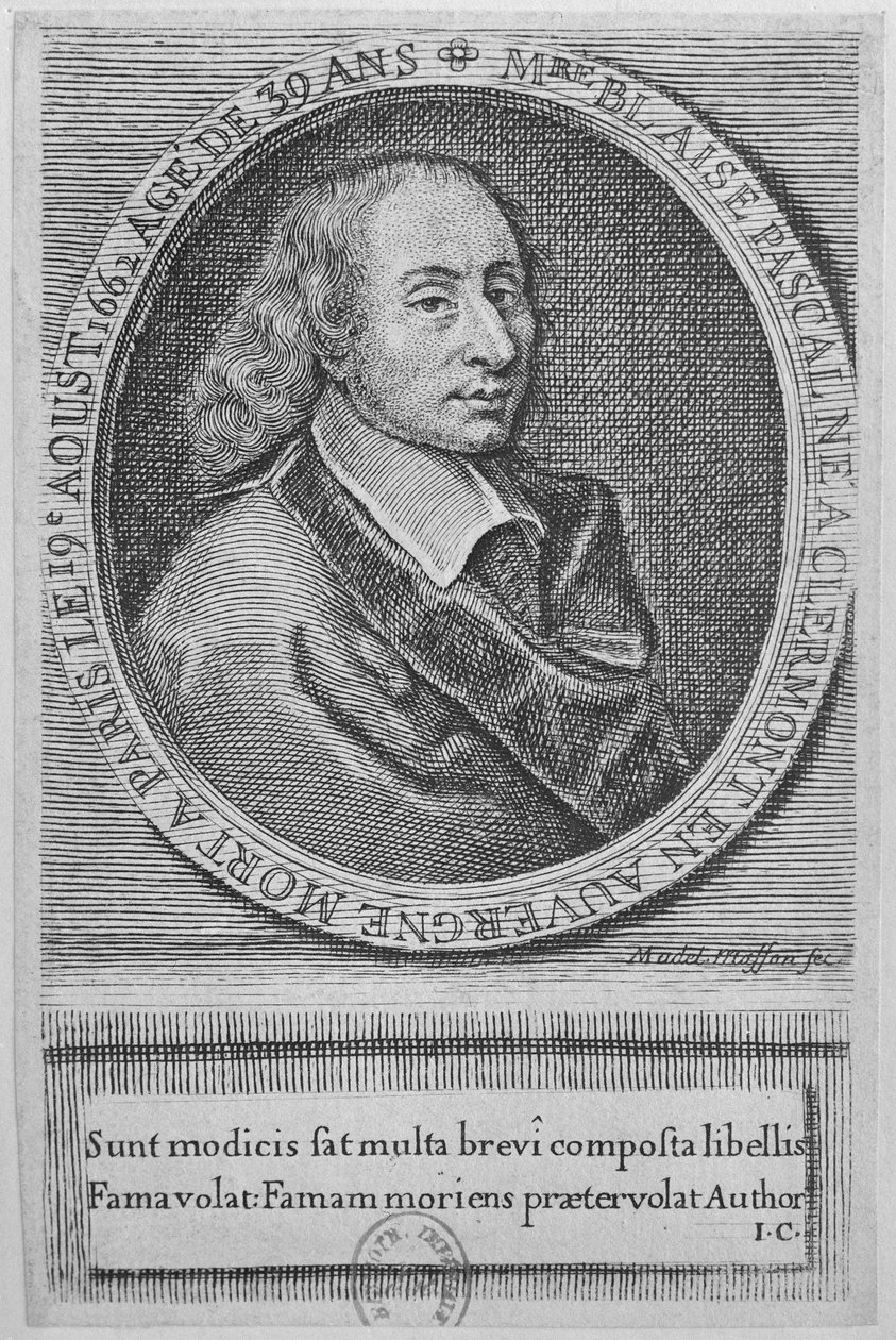 Blaise Pascal (1623-62) door French School