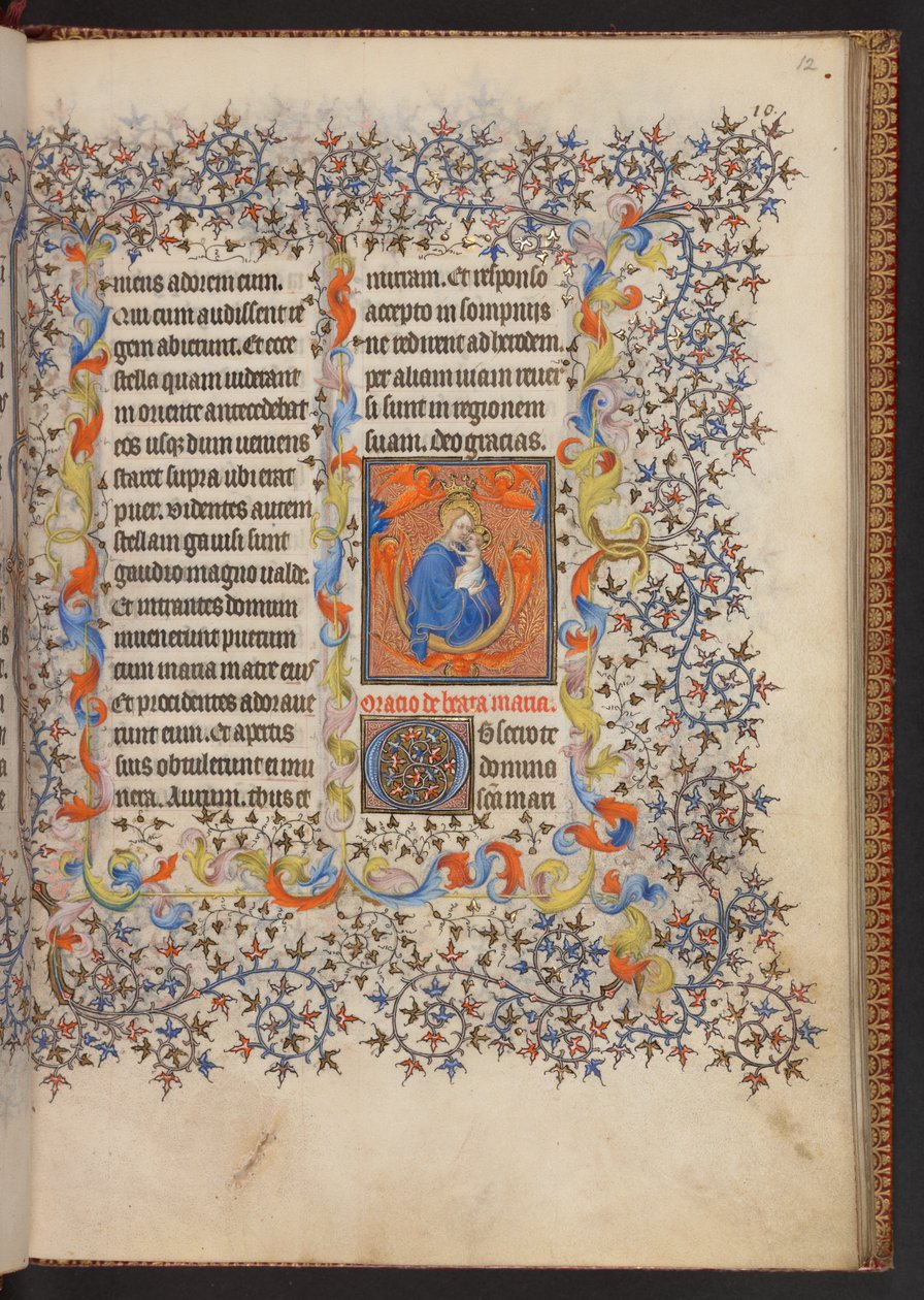 Getijdenboek, Add MS 32454 f.12r, Frankrijk door French School