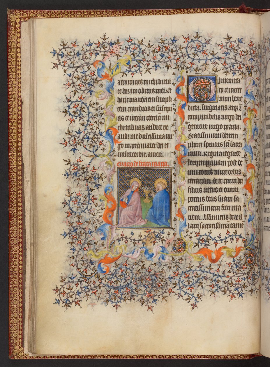 Getijdenboek, Add MS 32454 f.14v, Frankrijk door French School