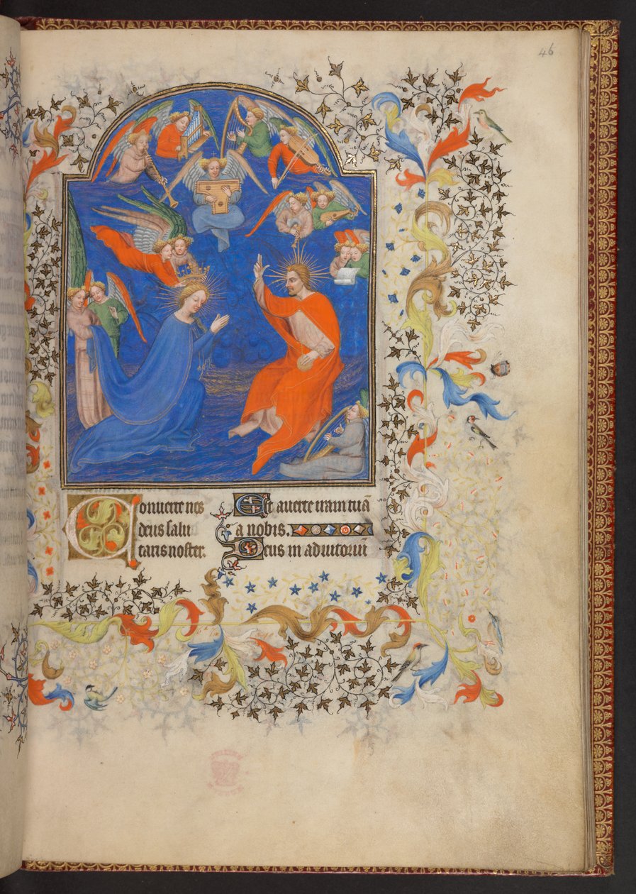 Getijdenboek, Add MS 32454 f.46r, Frankrijk door French School