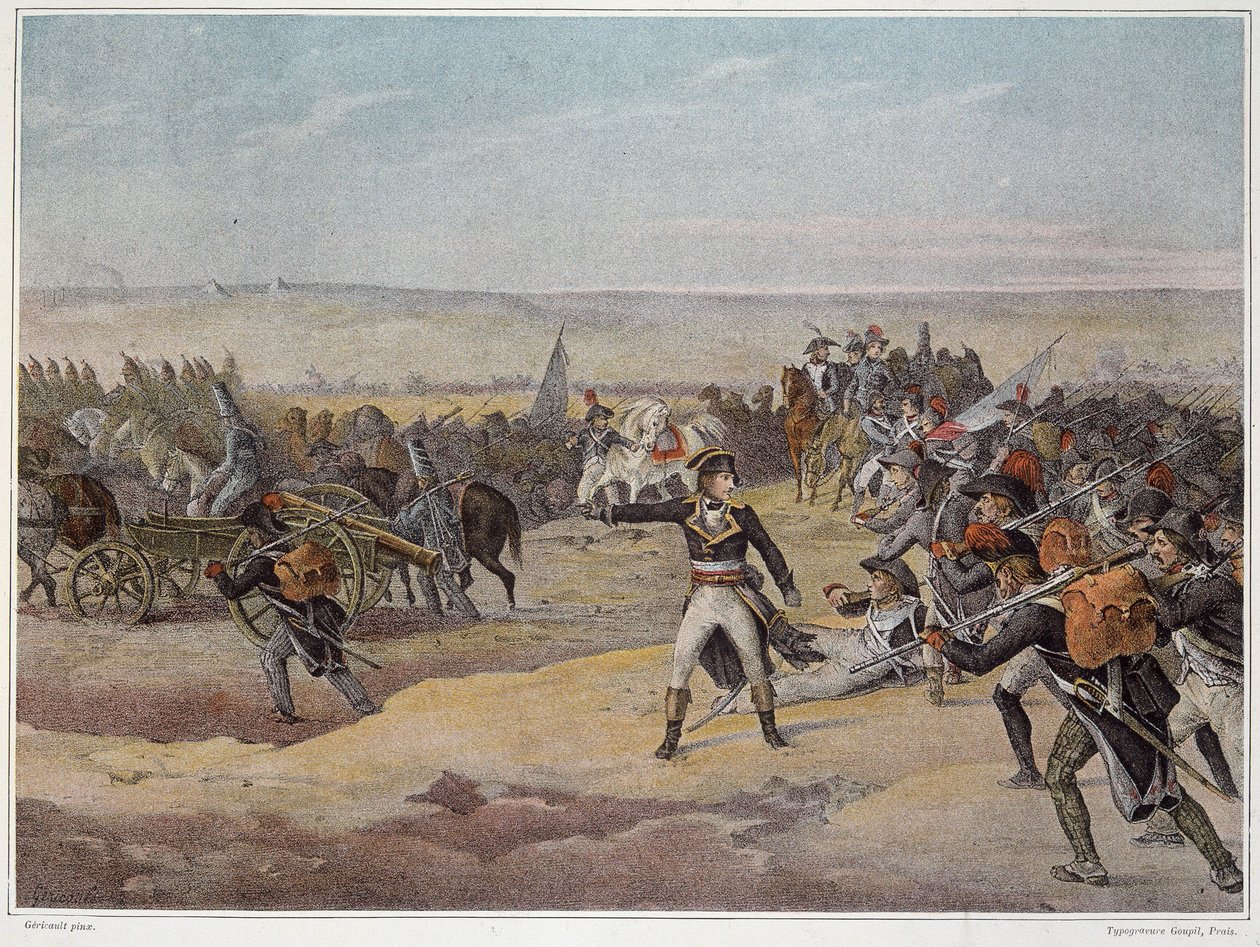 Campagne (Expeditie) van Egypte (1798-1801), Armee van het Oosten: Wandeling door de woestijn. 1798. door French School