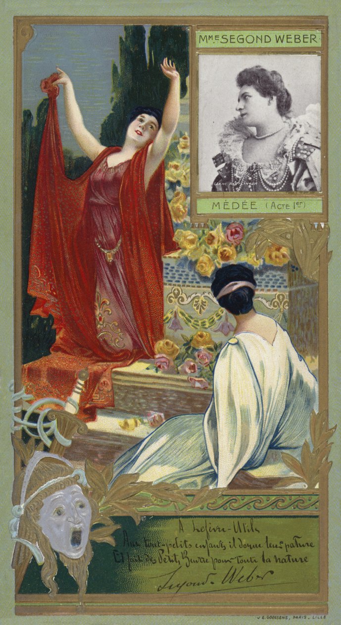 Caroline-Eugenie Segond-Weber, Franse actrice (chromolitho) door French School