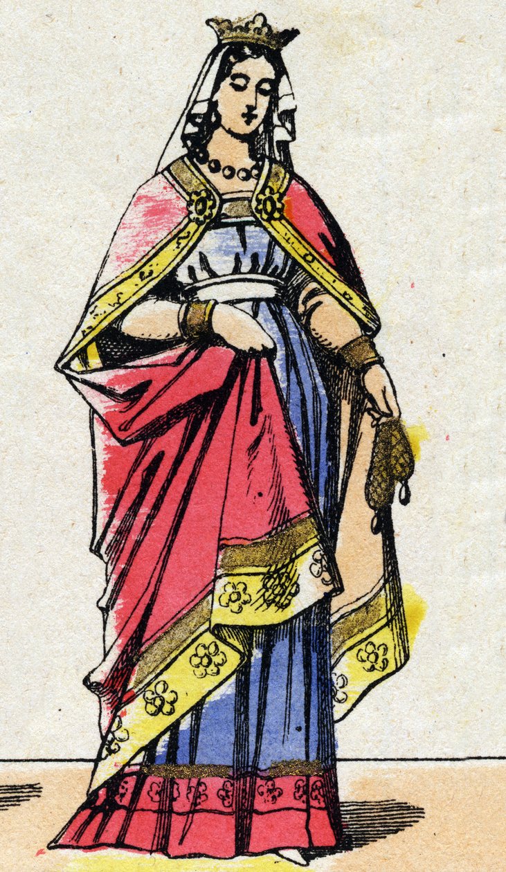 Karolingische dynastie: Portret van Adelaide d