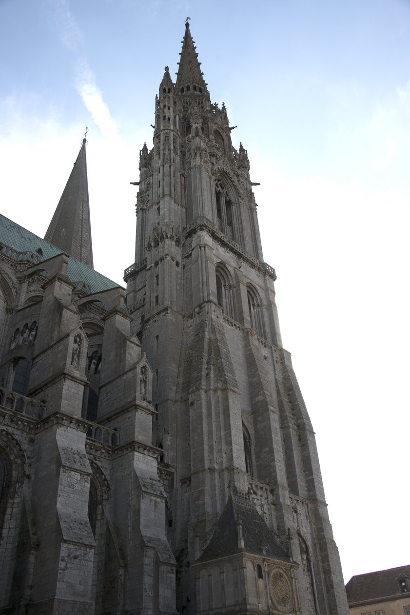Kathedraal van Chartres, Noordgevel met het Klokpaviljoen door French School