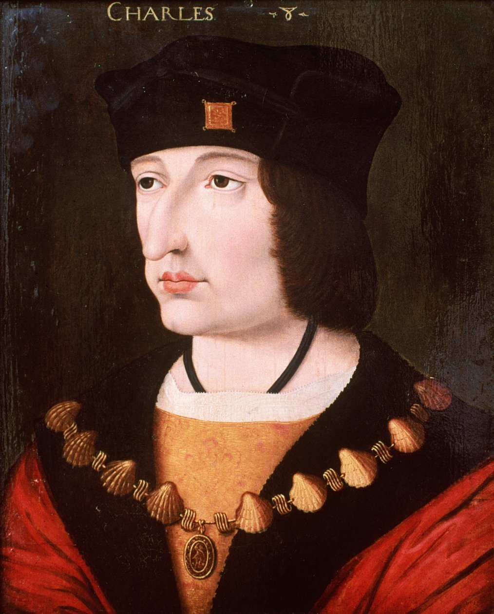 Karel VIII van Frankrijk door French School