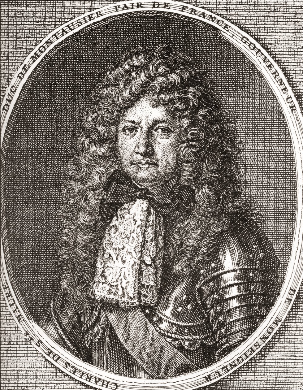 Charles de Sainte-Maure, hertog van Montausier, Franse soldaat en gouverneur van de dauphin, Louis le Grand Dauphin. Uit Les Heures Libres gepubliceerd 1908 door French School