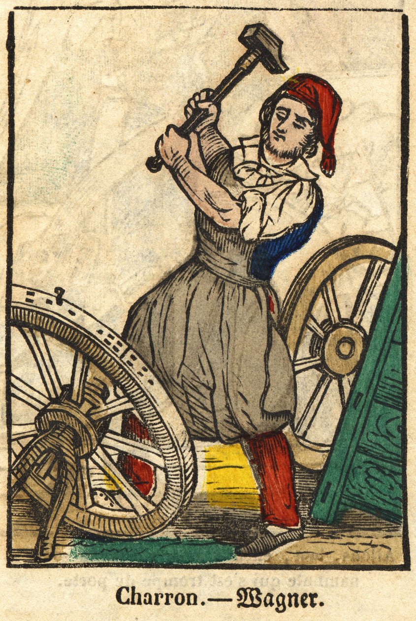 Charron (wagenmaker); Serie over ambachten (spinal afbeelding 19e eeuw) door French School