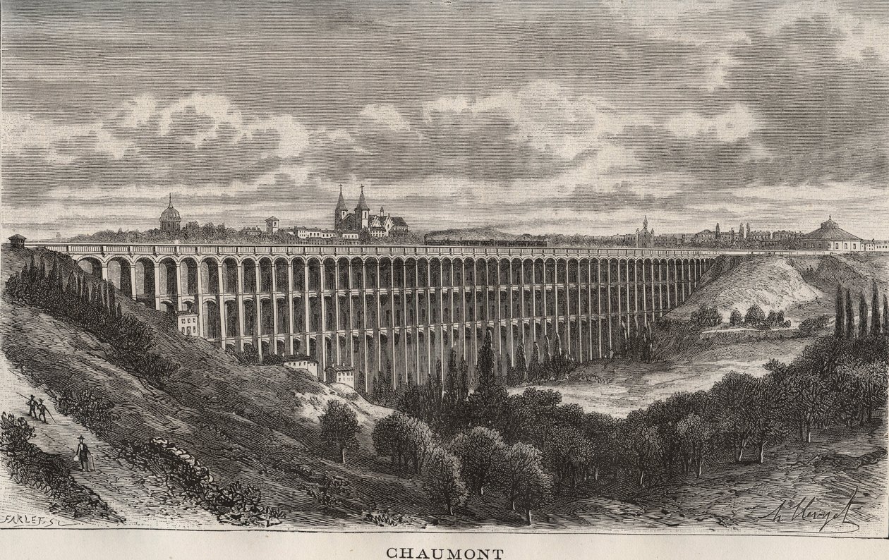 Chaumont - Haute-Marne - gravure in 