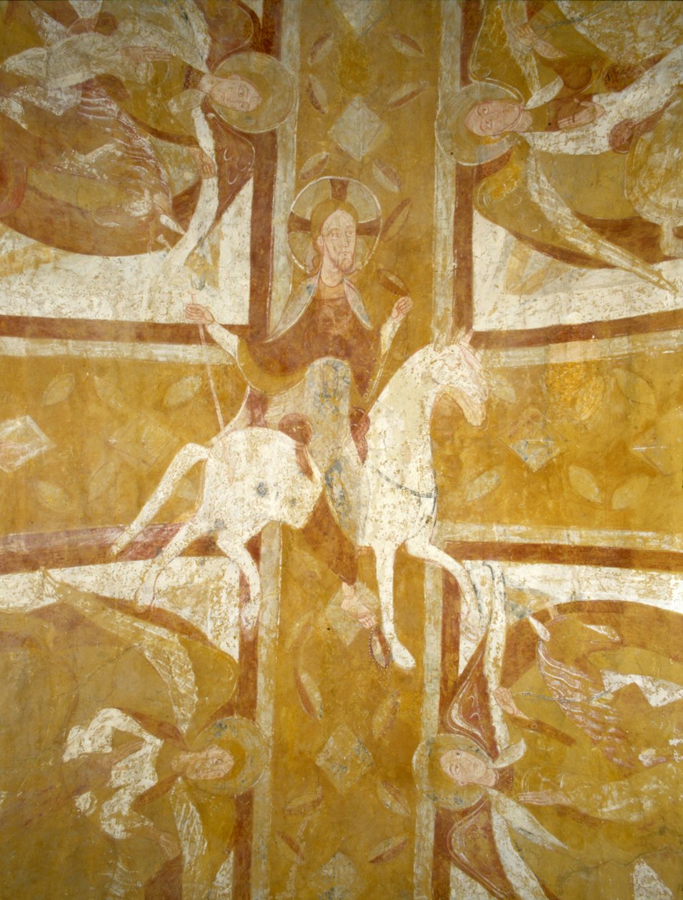 Christus te paard (11e eeuw), Kathedraal van Auxerre, Crypte door French School