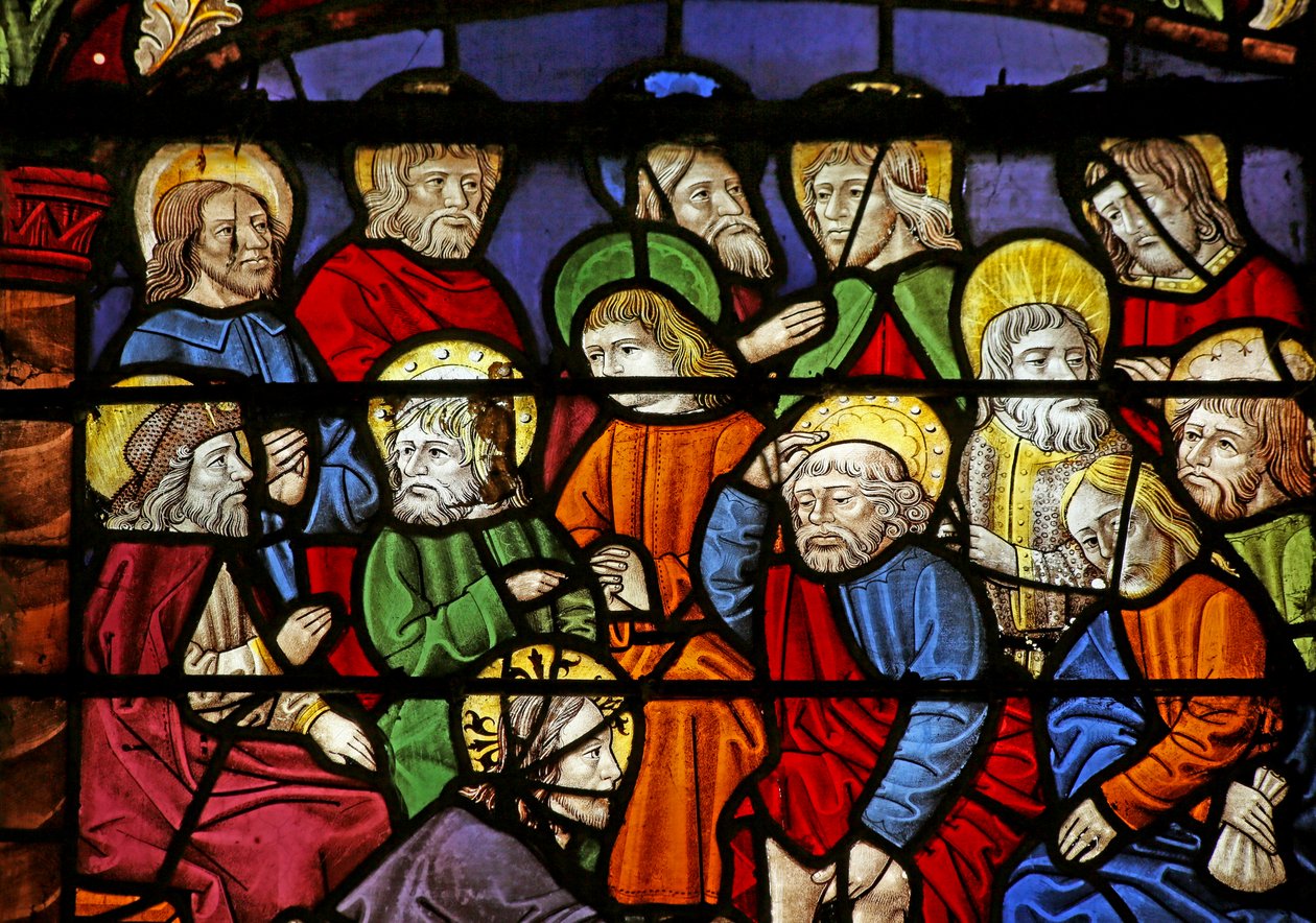 Christus wast de voeten van zijn discipelen door French School