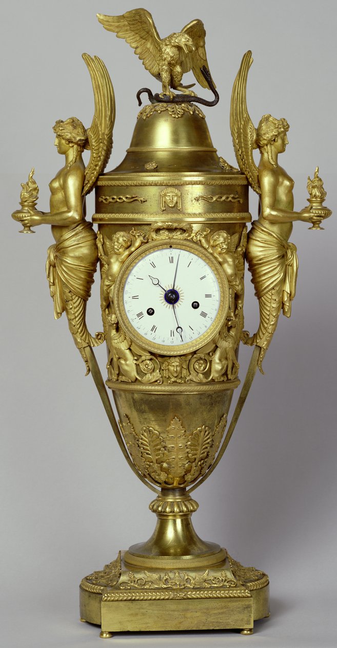 Klokvaas met een adelaar (c.1800) door French School