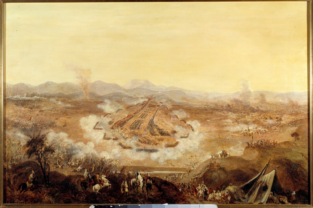 Verovering van Algerije: De Slag bij Isly op 16/08/1844 door French School