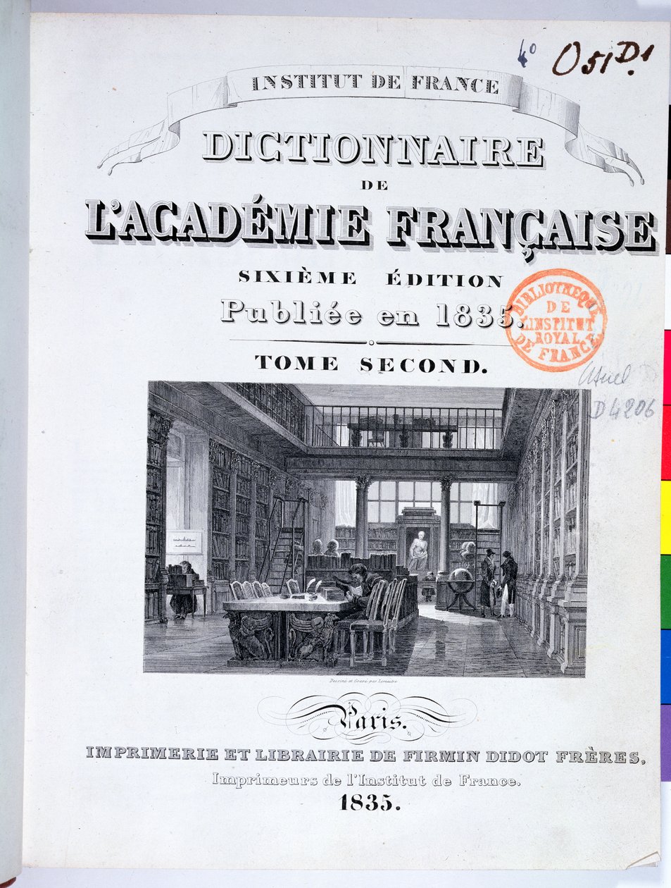 Omslag van het Dictionnaire de l