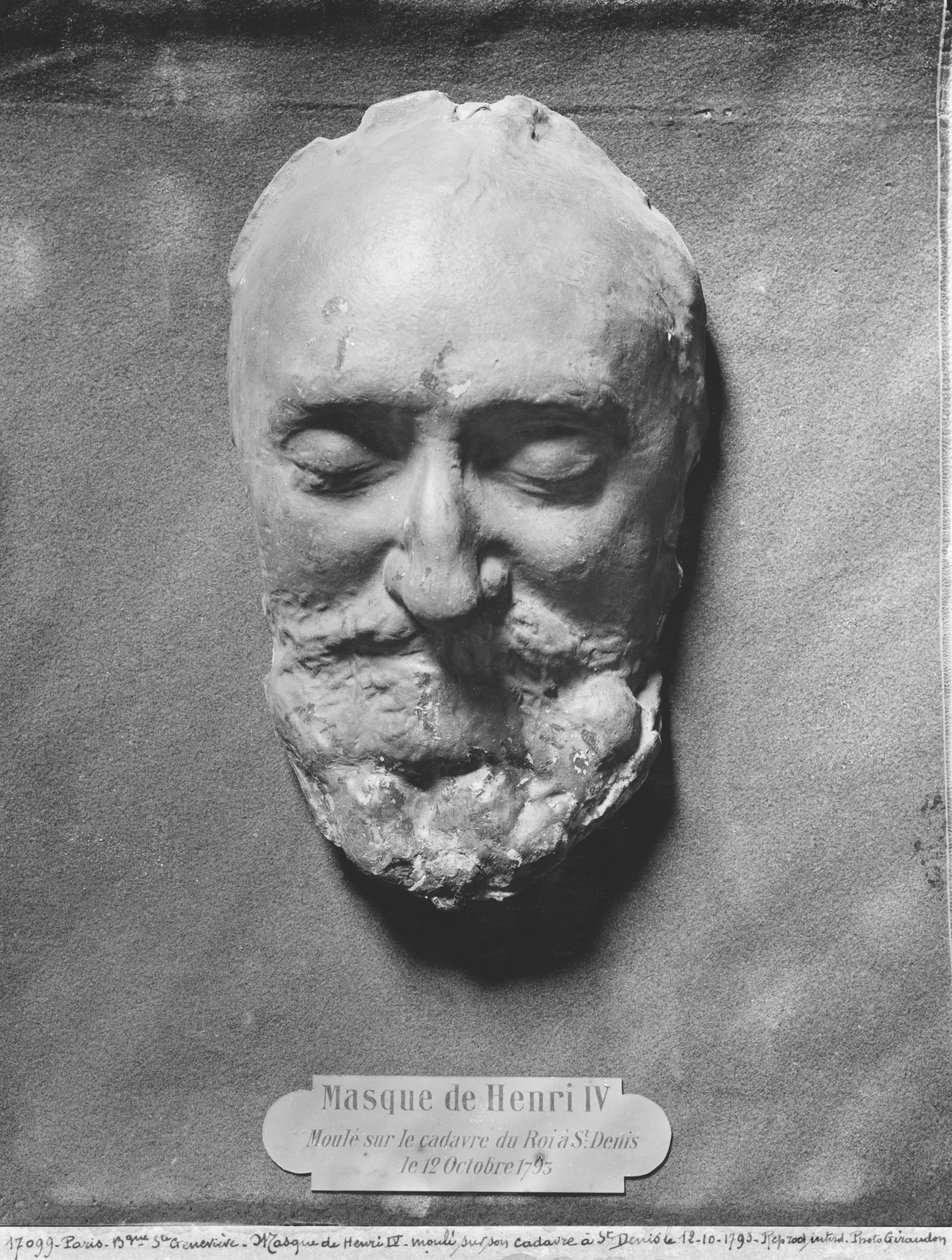 Doodsmaske van Hendrik IV van Frankrijk, 1793 door French School