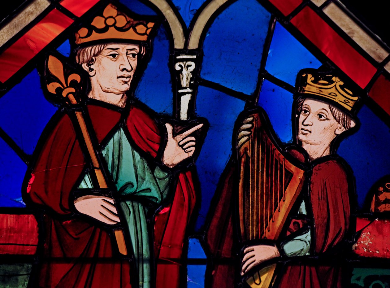 David en Saul, ex Ste Chapelle, Bay B door French School