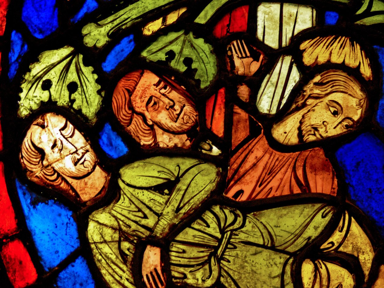 St. Martinus - en het wonder van de Pijnboom (ex Varennes-Jarcy - oorspronkelijk uit de Abdij van Gercy?) door French School