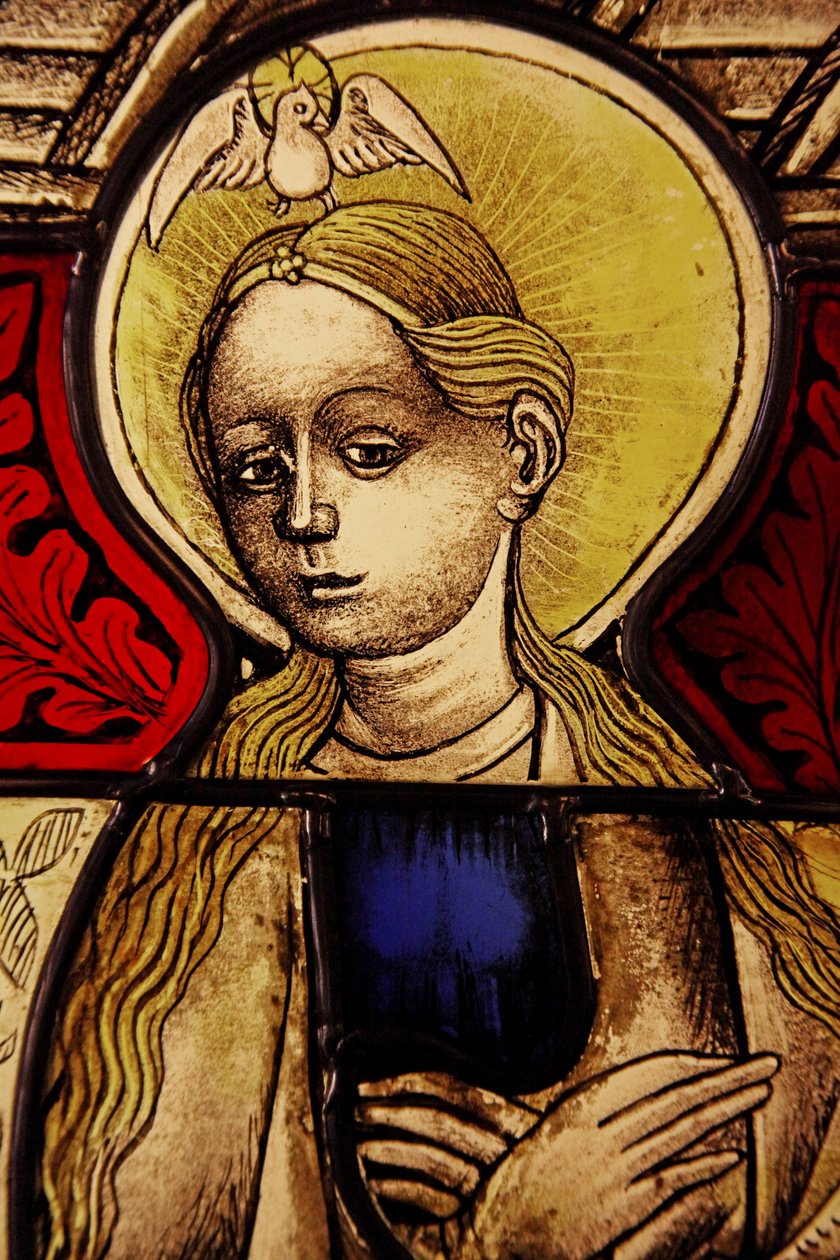 De Maagd Maria bij de Annunciatie, oorspronkelijk uit de Boven-Rijn door French School