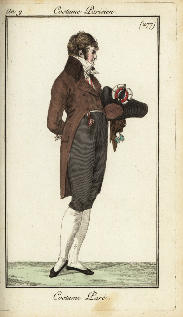 Directoire heer in gala mode door French School