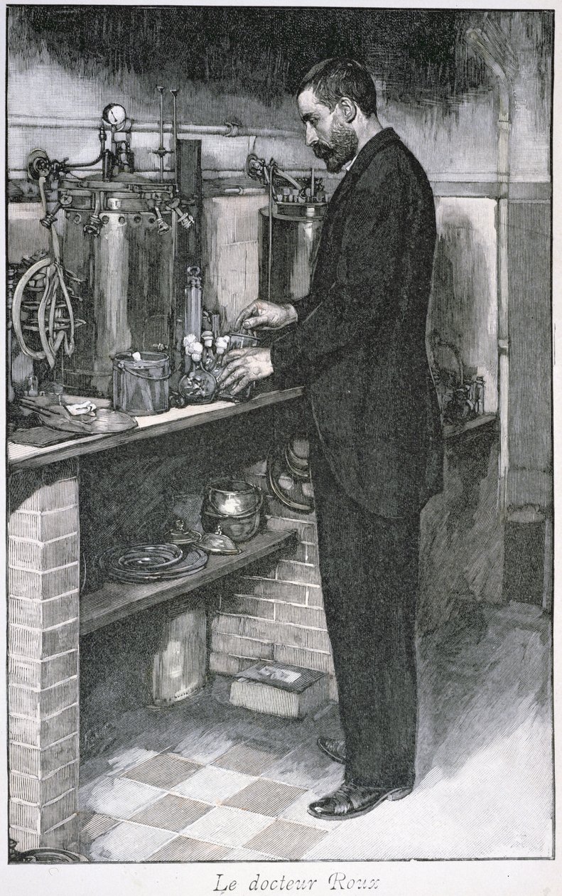 Dr. Pierre Emile Roux (1853-1933) uit La Revue Illustre, 1 oktober 1894 door French School