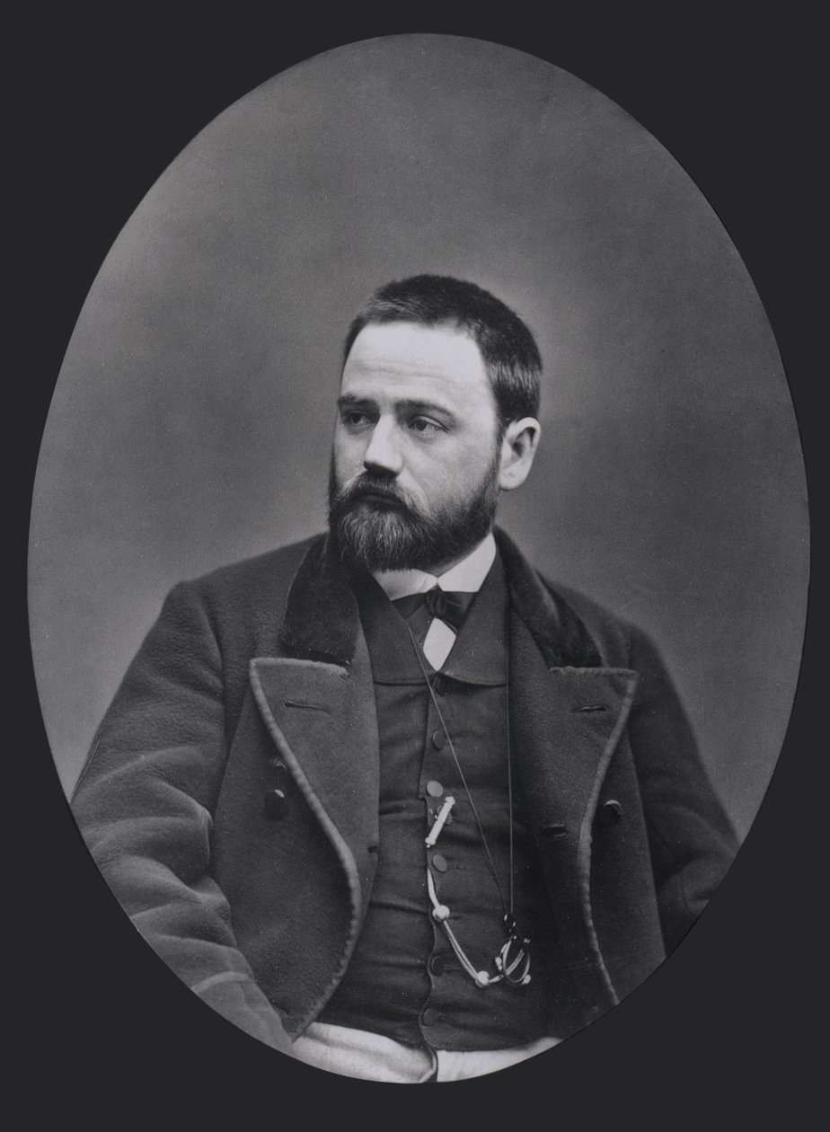 Emile Zola (1840-1902), ca. 1870-80 door French School